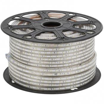 LEDBOX Tira LED 220V SMD2835, 120Led/m, carrete 100 metros, Blanco cálido