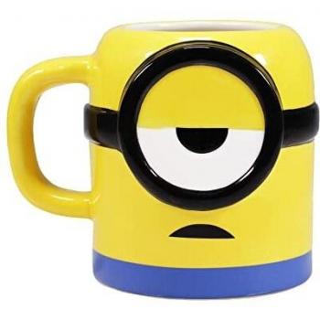 Half Moon Bay MUGDMI01 Taza relieve 3D con forma de Minions, cerámica