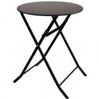 Mesa Plegable Aktive Ø60x70 cm Acero