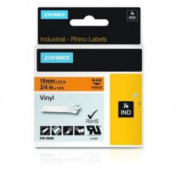 DYMO 19mm RHINO Coloured vinyl cinta para impresora de etiquetas D1