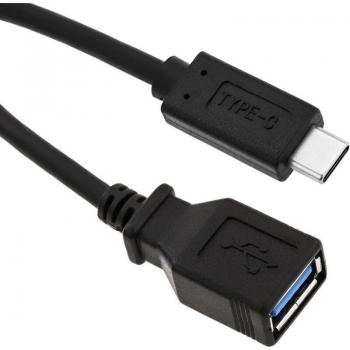 Cable OTG USB-C 3.0 Macho a USB-A 3.0 Hembra de 20cm - BeMatik