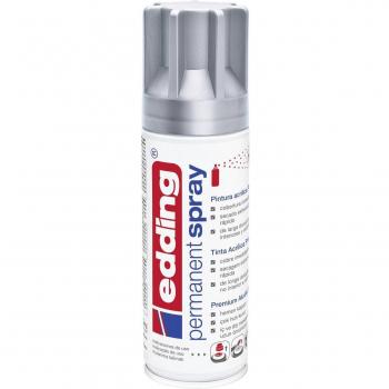 Edding 5200 Pintura Acrílica Plata Bote de Spray 200 ml