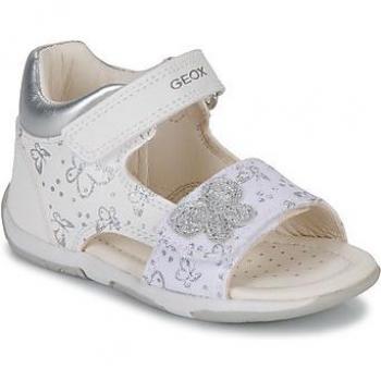 Sandalias de Niña Geox B250YC 0BCAW B Tapuz Blanco-Plata