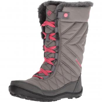 Columbia Youth Minx Mid III WP Omni-Heat, Botas de Nieve para Niñas, Gris