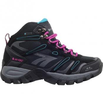 Botas de Montaña Hi-Tec Muflon Mid WP Mujer Gris Rosa