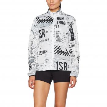 Reebok Osr Woven Jkt Chaqueta, Mujer, Blanco