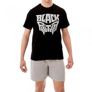 Marvel Black Panther Pijama para Hombre Negro Size XX-Large