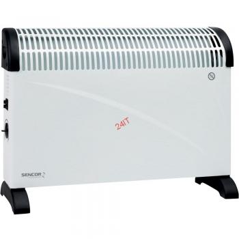 Convector Eléctrico Sencor SCF 2003 de 2000W, Blanco, Calefactor de Ambiente