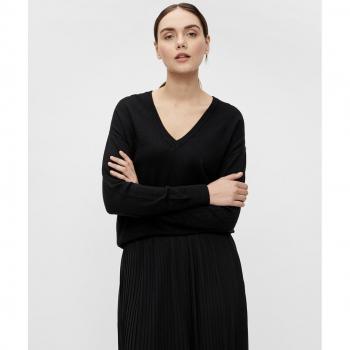 Object Jersey de Mujer de Punto con Cuello en V Thess