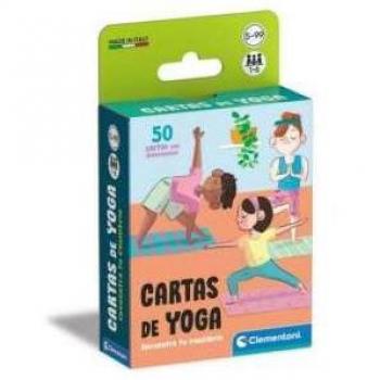 Clementoni Cartas de Yoga - Juego de Cartas Educativo Familiar Multicolor