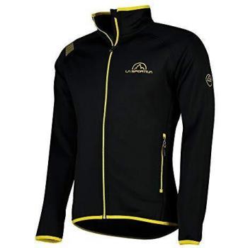 La Sportiva Promo Women's Full Zip Fleece Jacket Black/Yellow