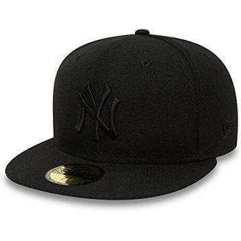 New Era 59FIFTY Black on Black New York Yankees Cap for Men - Size 7 1/2