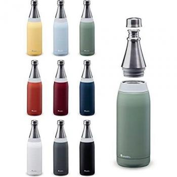 Botella Térmica Fresco Thermavac 0,6L - Acero Inoxidable Doble Pared - Verde Salvia