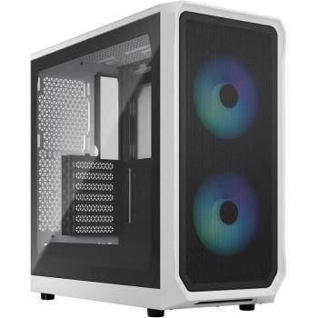 Fractal Design Focus 2 Blanco Mid Tower Cristal Templado USB 3.2