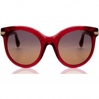 Cazal 8500 006 Anteojos de Sol para Mujer Rojas, Lentes de Sol Para Mujer Rojos, Gafas de Sol para Mujer Rojas