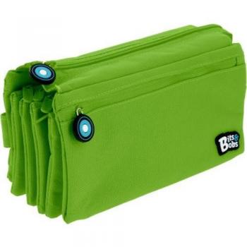 Estuche Portatodo Cuádruple Grafoplás Bits & Bobs Verde 12x10x23 cm Ref.37543320