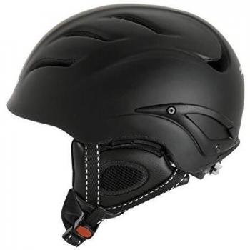 Mango Mocambo, Casco de esquí Unisex Adulto, Negro engomado, M 56-58