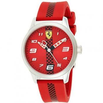 Scuderia Ferrari Reloj Análogo clásico para Niños de Cuarzo con Correa en Silicona 0860001