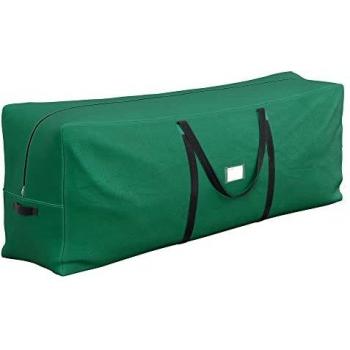 Saco de almacenamiento para árbol de Navidad, verde, 150 x 55 x 62 cm, plegable, para árboles hasta 270 cm