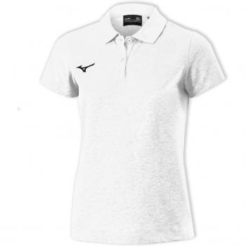 Mizuno Shizuoka Women's Short Sleeve Polo Shirt White XS