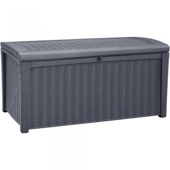 Keter Caja de almacenamiento de jardín Borneo 416 L Antracita