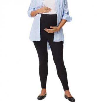 Leggings premamá Ysabel Mora negros con soporte y comodidad