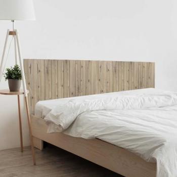 Cabecero de Madera Reciclada Estilo Palet Horizontal 145cm Gris Tribal con Herrajes Incluidos