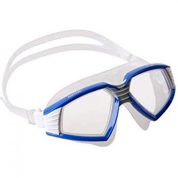 Gafas de Natación Seac Sonic Blancas y Azules, Talla Única, Diseño Aerodinámico, Lentes Anti-vaho, Ajuste Cómodo, Protección UV