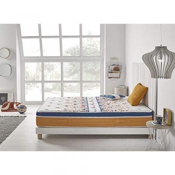 Colchón Viscoelástico Luxury Sport Tech 150x190cm Altura 20cm +/-2cm con 3cm de Viscoelástico