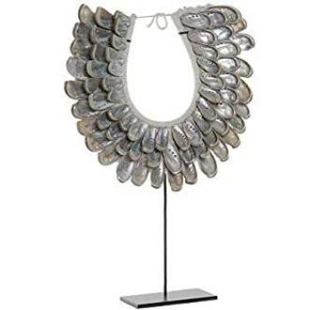 Figura Decorativa DKD Home Decor Metal Conchas