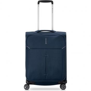 Trolley Cabina Roncato Ironik 2.0 Expandible 55x40x20/25 cm Azul Noche, 4 Ruedas, Capacidad hasta 48 L
