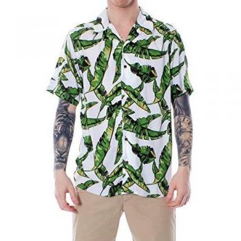 Only & Sons Camisas de Manga Corta Hombre Small Blanco