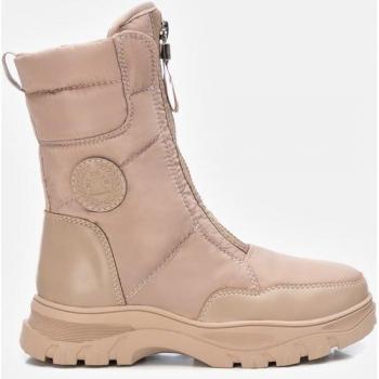 Botas Xti Kids 150613 Beige con Cierre de Cremallera y Altura de 16 cm