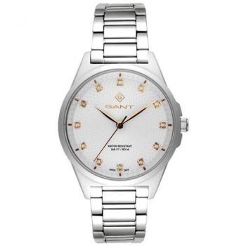 Reloj Hombre Gant G156001 - Pulsera de Moda, diseño elegante, esfera analógica, correa de acero inoxidable, resistencia al agua hasta 50 metros, movimiento de cuarzo