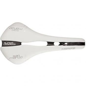San Marco Mantra Superleggero Open Sillín de Ciclismo, Unisex Adulto, Blanco, Talla Única