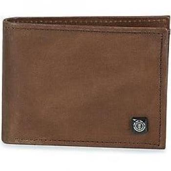 Cartera Element Segur de Cuero Marrón de Doble Hoja de Alta Calidad para Hombre