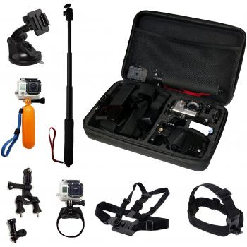 ¡TecTecTec! Maletín de viaje XL con accesorios para cámara de deporte