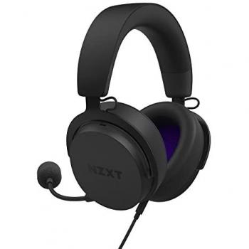 Auriculares Gaming NZXT Relay Con Cable, Diseño Cerrado, Sonido Espacial DTS, 40mm, Color Negro