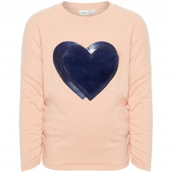 NAME IT Sudadera Corazon Rosa 98 Rosa