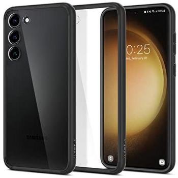 Funda Ultra Hybrid Spigen para Samsung Galaxy S23 - Negro Mate, Protección Antichoque, Compatible con S Pen