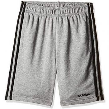 adidas YB E 3S KN SH Pantalones Cortos de Deporte, Niños, Medium Grey Heather/Black, 1011