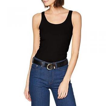 JDY Jdyava Tank Top Jrs Noos Camiseta sin Mangas, Negro