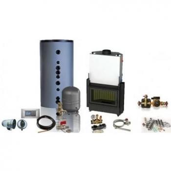 Chimenea wasserführend Paquete completo kretz B 104 - V21 - 21 kW