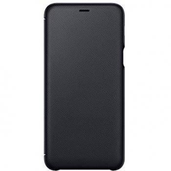 Funda Samsung Wallet Negro para Galaxy A6 Plus