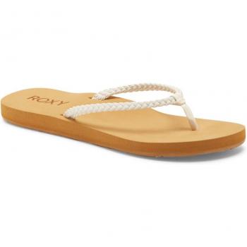 Roxy - Chanclas de mujer Costas Roxy Blancas con Diseño Moderno