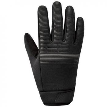 SHIMANO ECWGLBWQS32ML2 Guantes, Hombre, Negro, S