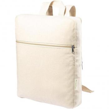 Mochila Nature de algodón orgánico 32x7x40 cm color beige