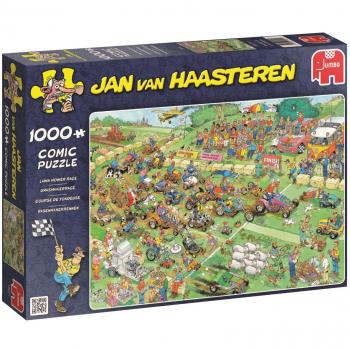 Jumbo Jan van Haasteren Puzzle 1000pc - Lawn Mower Race