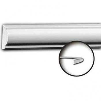 Moldura Flexible de Estuco Neoclásico Blanca 2 m - PROFHOME DECOR