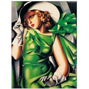Panel Decorativo de Arte Moderno Chica Joven en el Viento - Listado para Colgar - 60x80 cm
